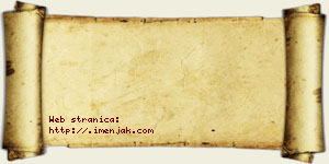 Angelina Dedijer vizit kartica